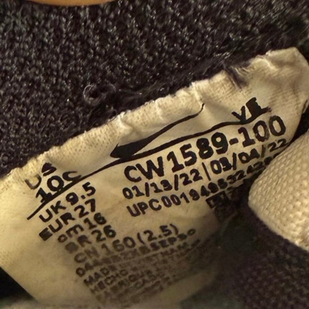 Nike Dunk Low Panda Black/White Toddler Sneakers - SZ 10 C - Picture 12 of 12